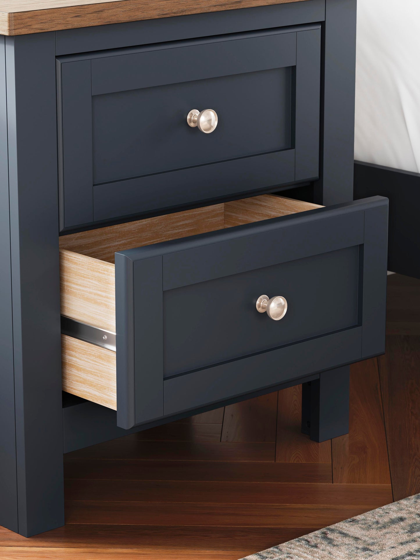 Landocken Twin Panel Bed, Dresser, Mirror and Nightstand