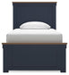 Landocken Twin Panel Bed, Dresser and Mirror