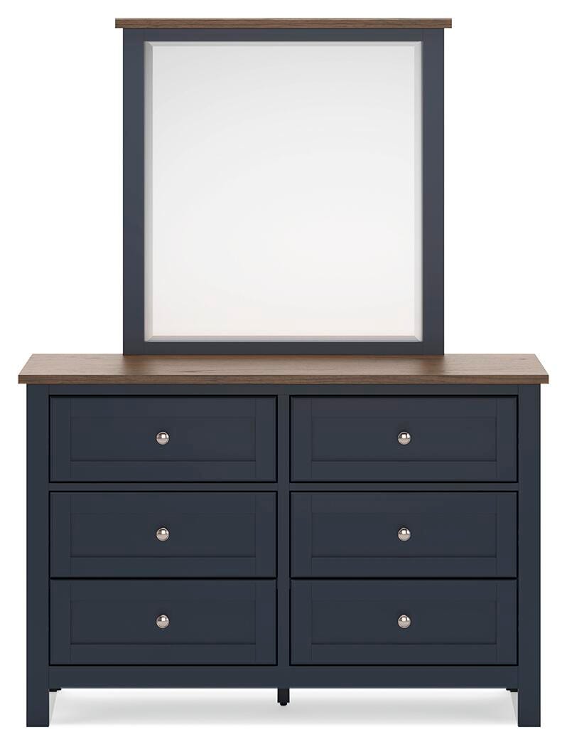 Landocken Full Panel Bed, Dresser, Mirror, Chest and Nightstand