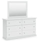 Bostwick Shoals Twin Panel Bed, Dresser, Mirror, Chest and Nightstand