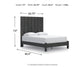 Fraluna Queen Panel Bed, Dresser and Mirror