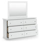 Bostwick Shoals Twin Panel Bed, Dresser, Mirror and Nightstand