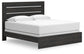 Hollivern King Panel Bed, Dresser and Mirror