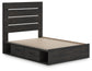 Hollivern Full Panel Storage Bed, Dresser, Mirror, Chest and Nightstand