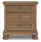 Feddinger Queen Panel Bed with Mirrored Dresser, Chest and Nightstand