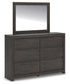 Fraluna King Panel Bed, Dresser, Mirror and Nightstand