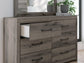 Graystorm Twin Panel Bed, Dresser, Mirror, Chest and Nightstand