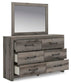 Graystorm Twin Panel Storage Bed, Dresser, Mirror, Chest and Nightstand