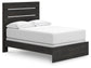 Hollivern Full Panel Bed, Dresser, Mirror, Chest and Nightstand