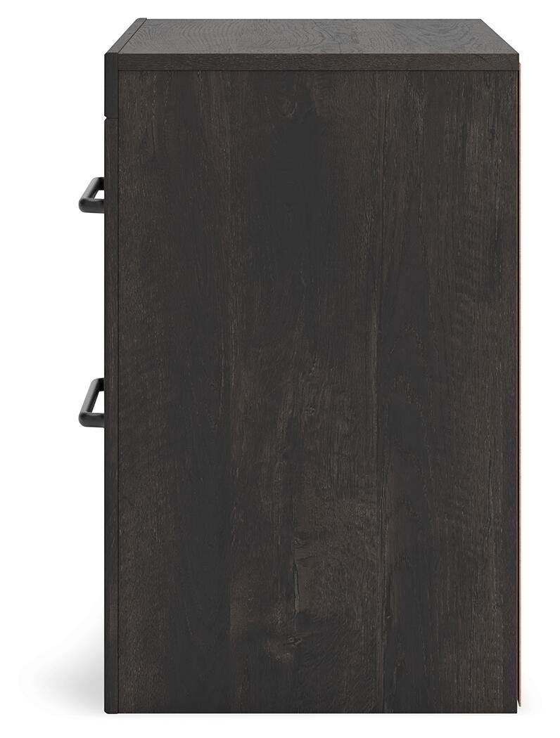 Hollivern King Panel Bed, Dresser, Mirror, Chest and Nightstand