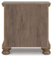 Feddinger California King Storage Sleigh Bed with Mirrored Dresser and Nightstand