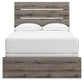 Graystorm Full Panel Bed, Dresser, Mirror and Nightstand