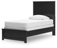 Maribel Twin Panel Bed, Dresser and Mirror