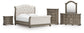 Ardenfield California King Upholstered Sleigh Bed, Dresser, Mirror, Chest and Nightstand