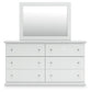 Bostwick Shoals King Panel Bed, Dresser, Mirror, Chest and Nightstand