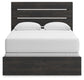 Hollivern Queen Panel Bed, Dresser, Mirror, Chest and Nightstand