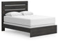 Hollivern Queen Panel Bed, Dresser, Mirror, Chest and Nightstand