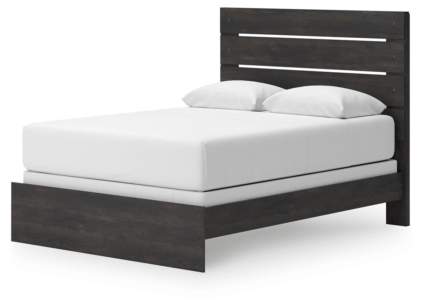 Hollivern Queen Panel Bed, Dresser, Mirror, Chest and Nightstand
