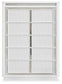 Chalanna California King Upholstered Storage Bed, Dresser, Mirror, Chest and Nightstand