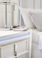 Chalanna California King Upholstered Storage Bed, Dresser, Mirror, Chest and Nightstand
