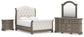 Ardenfield Queen Upholstered Sleigh Bed, Dresser, Mirror and Nightstand
