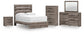 Graystorm Full Panel Bed, Dresser, Mirror, Chest and Nightstand