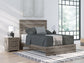 Graystorm Queen Panel Bed, Dresser, Mirror, Chest and Nightstand
