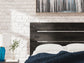 Hollivern Twin Panel Bed with Storage, Dresser and Mirror