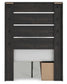 Hollivern Twin Panel Storage Bed, Dresser, Mirror and Nightstand