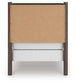 Pamytta Twin Upholstered Panel Bed, Dresser, Mirror and Nightstand