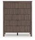 Pamytta King Panel Bed, Dresser, Mirror, Chest and Nightstand