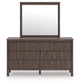 Pamytta King Panel Platform Bed, Dresser, Mirror, Chest and Nightstand