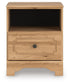 Aleaport Full Panel Bed with Mirrored Dresser and Nightstand