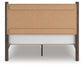 Pamytta Queen Panel Platform Bed, Dresser and Mirror