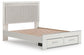 Zuraleus Queen Upholstered Panel Platform Storage Bed, Dresser, Mirror and Nightstand