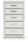 Zuraleus Queen Upholstered Panel Platform Bed, Dresser, Mirror, Chest and Nightstand