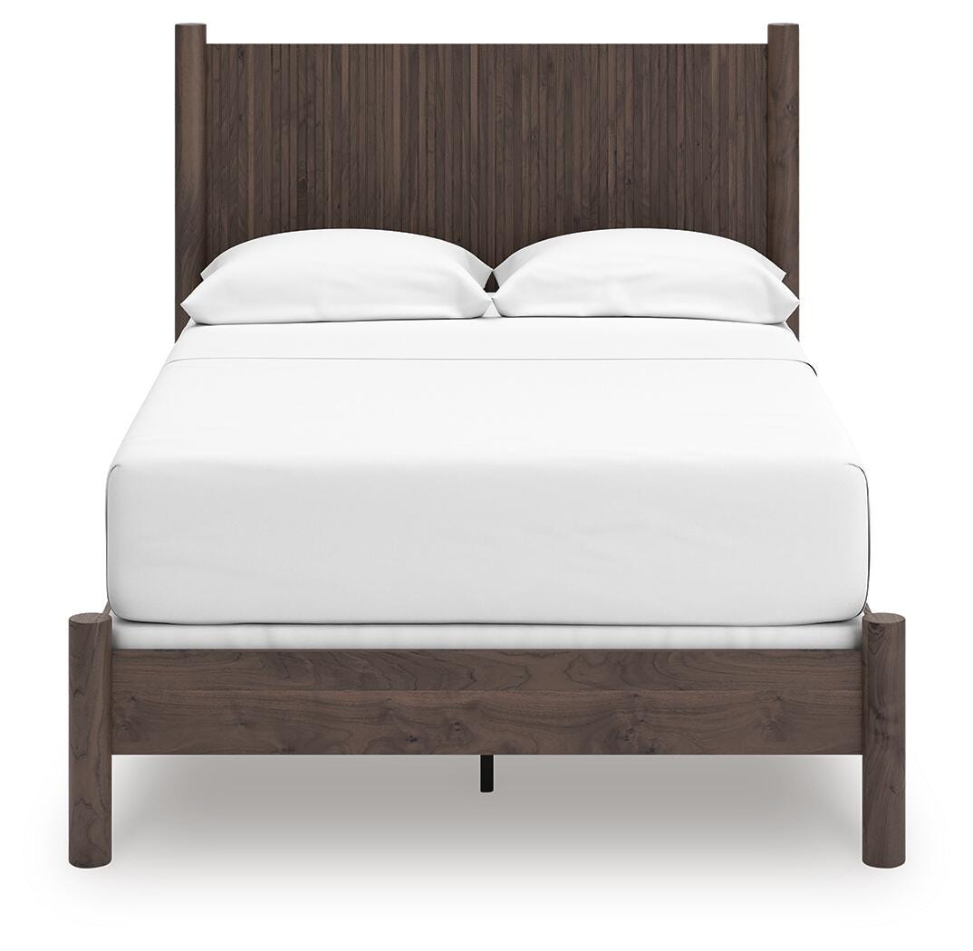 Pamytta Full Panel Bed, Dresser, Mirror and Nightstand