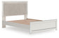 Zuraleus Queen Upholstered Panel Platform Bed, Dresser and Mirror
