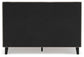 Cielden Queen Upholstered Bed with Roll Slats, Dresser, Mirror, Chest and Nightstand