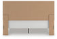 Rusticott King Panel Bed with Mirrored Dresser