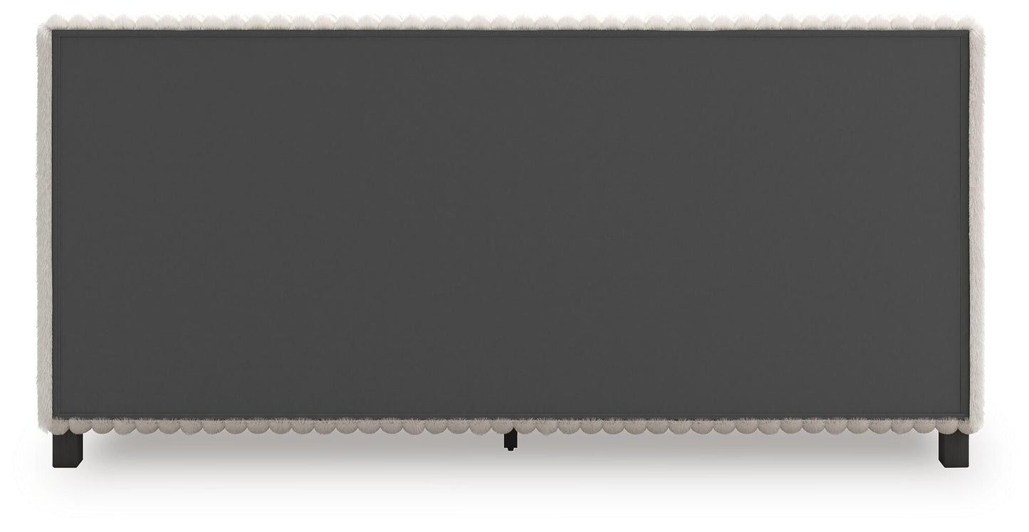 Zuraleus King Upholstered Bed, Dresser, Mirror and Nightstand