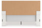 Zuraleus King Upholstered Panel Bed, Dresser and Mirror