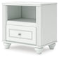 Kozlani Twin Upholstered Panel Storage Bed, Dresser, Mirror and Nightstand