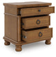 Rowlenstown Queen Poster Bed with Mirrored Dresser and Nightstand