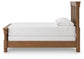 Rowlenstown Queen Poster Bed with Mirrored Dresser