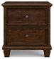 Danabrin King Panel Storage Bed, Dresser, Mirror and Nightstand