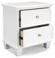 Fortman California King Panel Storage Bed, Dresser, Mirror and Nightstand