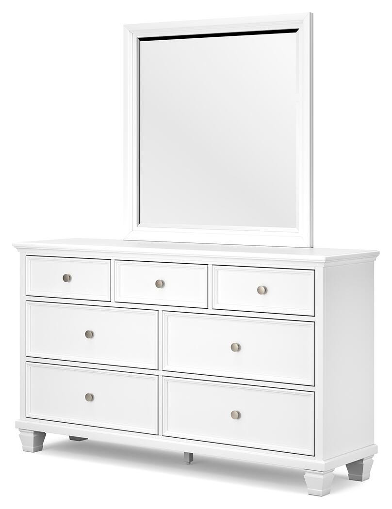 Fortman Full Panel Storage Bed, Dresser, Mirror and Nightstand