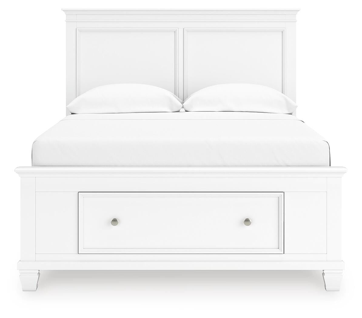 Fortman Full Panel Storage Bed, Dresser, Mirror and Nightstand