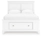 Fortman Full Panel Storage Bed, Dresser, Mirror and Nightstand